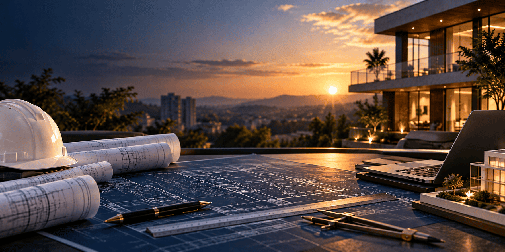 Architectural blueprints and planning
