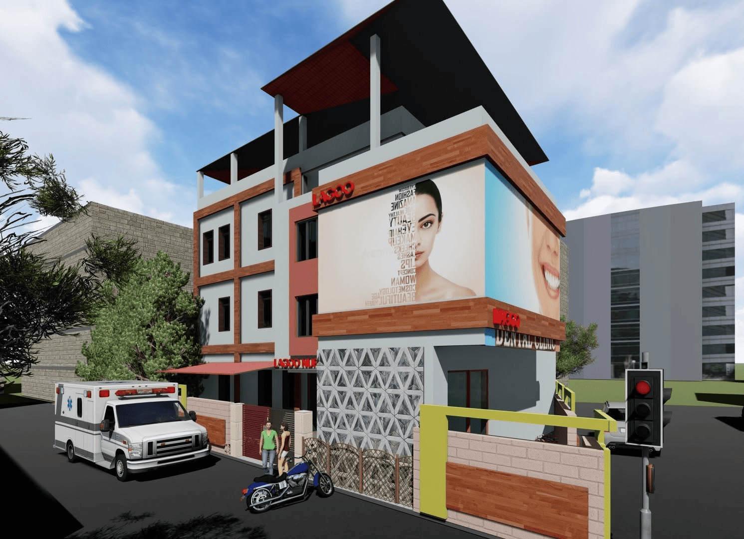 Commercial building project visual